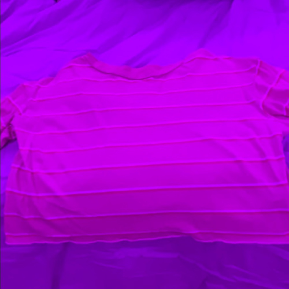 victoria secret pink crop top